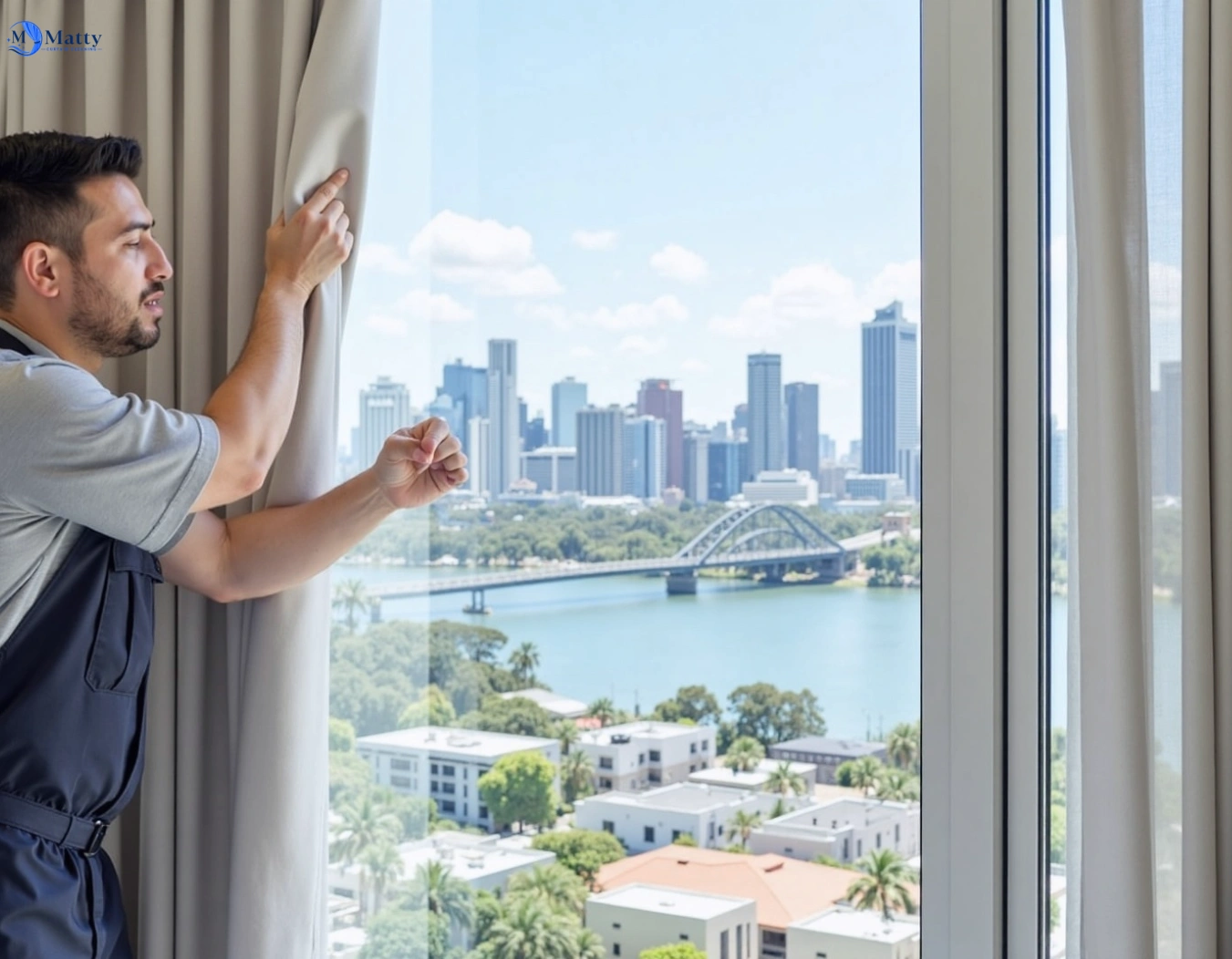 Professional curtain steam cleaning service mordialloc-vic QLD by Matty Curtain Cleaning