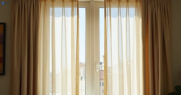 Dull dusty drapes in mordialloc-vic before professional cleaning